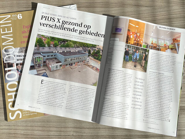 Basisschool Pius X in vakblad SchoolDomein